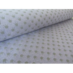 French Terry - Kronen flieder meliert